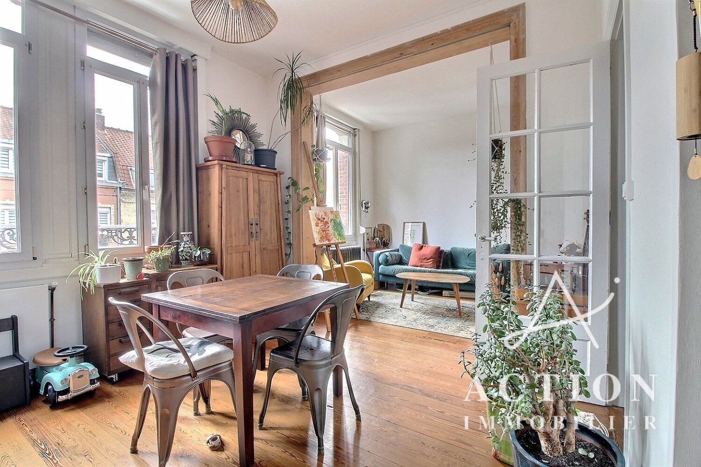 APPARTEMENT T2 A VENDRE - MONS EN BAROEUL - 57.55 m2 - 199900€