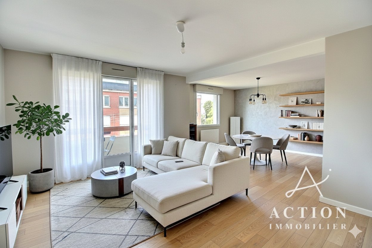 Appartement T3 de 77M� - Balcon & Garage A VENDRE - LILLE - 77 m2 - 220�000�&euro;