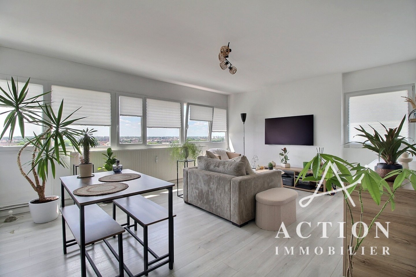 APPARTEMENT T3 A VENDRE - MONS EN BAROEUL - 65.7 m2 - 143 900 &euro;