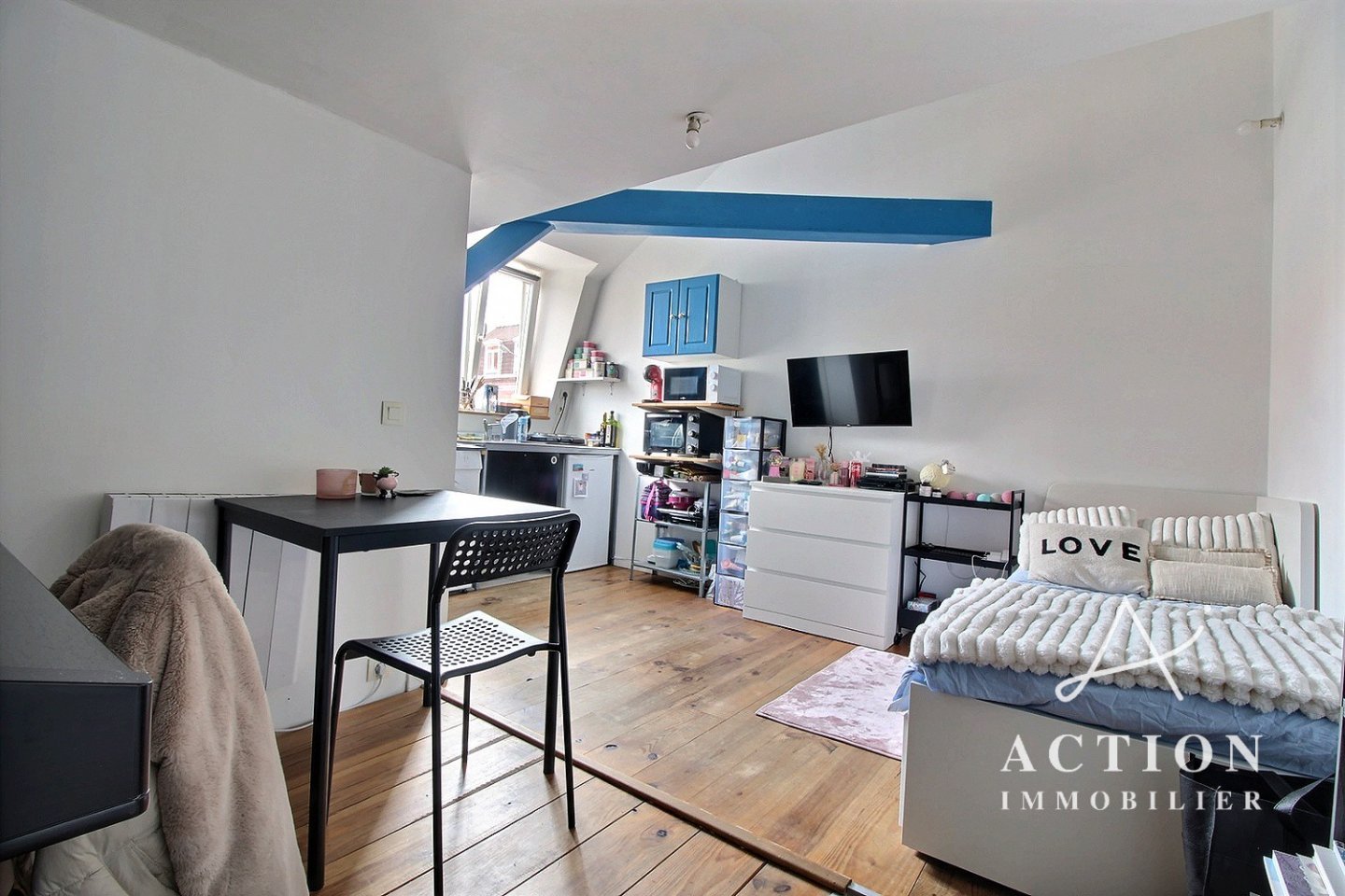 studio meubl A LOUER - WATTRELOS - 16 m2 - 410€ charges comprises par mois