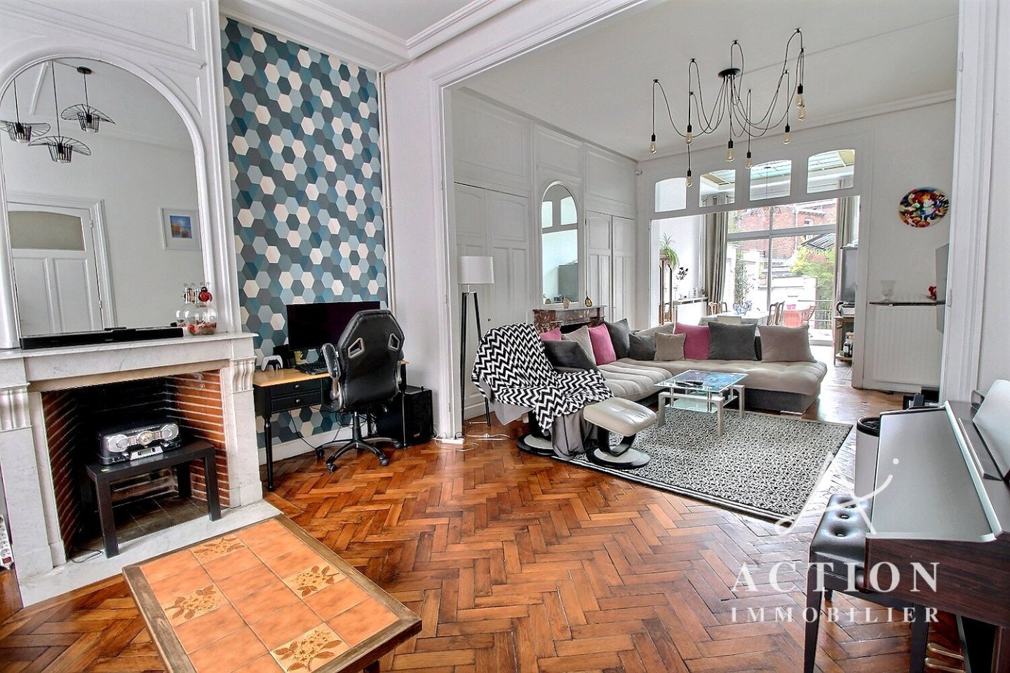 MAISON 178M², 4 chambres, jardin, terrasse & cave A LOUER - LILLE - 178 m2 - 1 800 € charges comprises par mois